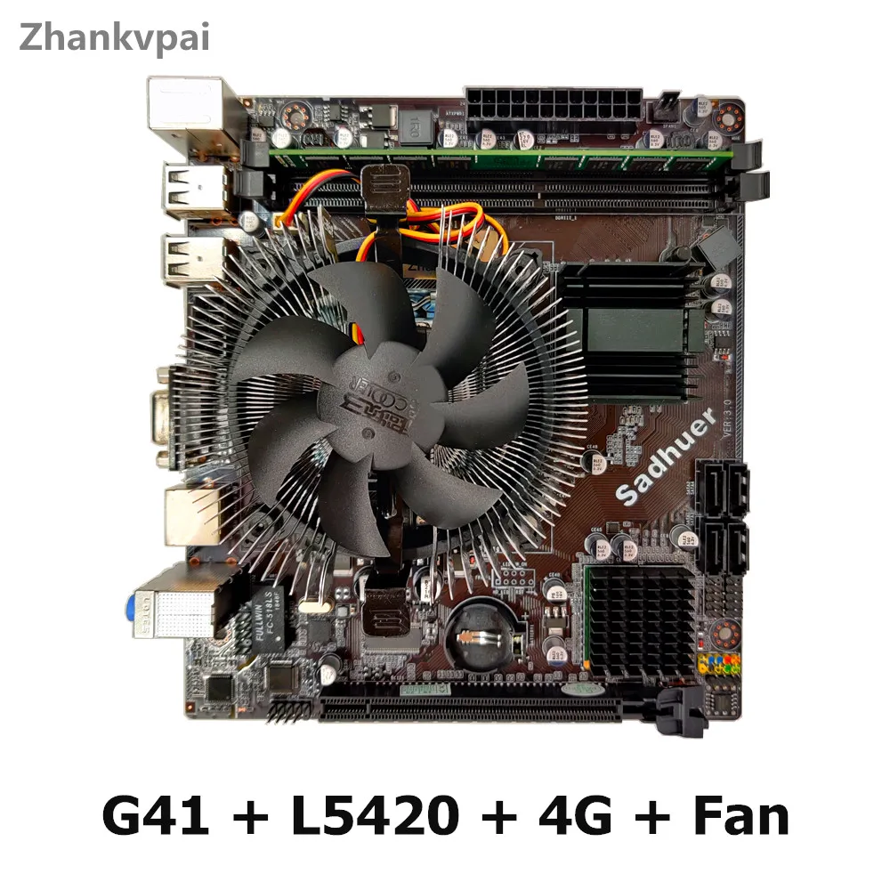 Материнская плата G41 для ПК процессор Intel L5420 с четырехъядерным процессором 2 5 ГБ +