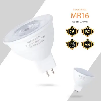 

MR16 Led Bulb 220V Bombillas E14 Led Lamp E27 Spotlight GU10 Bedroom Lighting B22 Lampada GU5.3 Led Spot Light 5W 7W Light Bulb