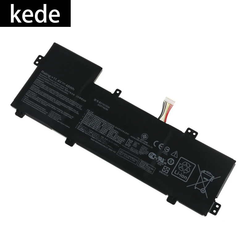 Kede аккумулятор для ноутбука B31N1534 для Asus U5000 Zenbook UX510UX, UX510UW 11,1 V 48Wh