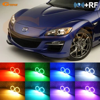 

For Mazda RX-8 RX8 2009 2010 2011 2012 RF remote Bluetooth APP Multi-Color Ultra bright RGB LED Angel Eyes Halo Ring kit