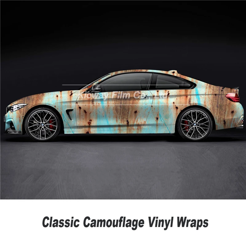 Classic Rust Vinyl Wrap Film For Car Wrap Style Vehicle Styling Unique