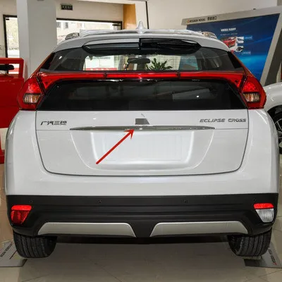 For Mitsubishi Eclipse Cross 2018 2019 Door Sticker ABS back door Tailgate trim Car Styling Accessories | Автомобили и мотоциклы