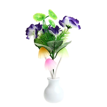 

Sensor Night Light Plum Blossom Flower LED Lamp US Plug 220V Romantic Home Decor