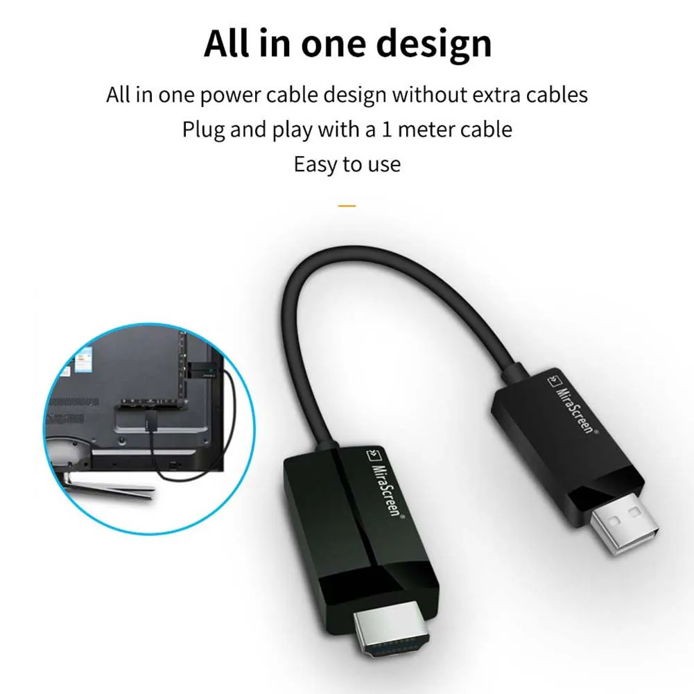 Горячий USB кабель для передачи данных Smart 1080P HD HDMI беспроводной дисплей ключ WiFi приемник адаптер для ноутбука Аксессуары для мобильных телефонов наборы
