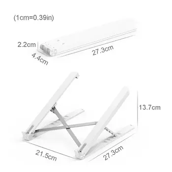 

Portable Desktop Laptop Stand Holder Cooling Bracket Foldable Notebook Mount