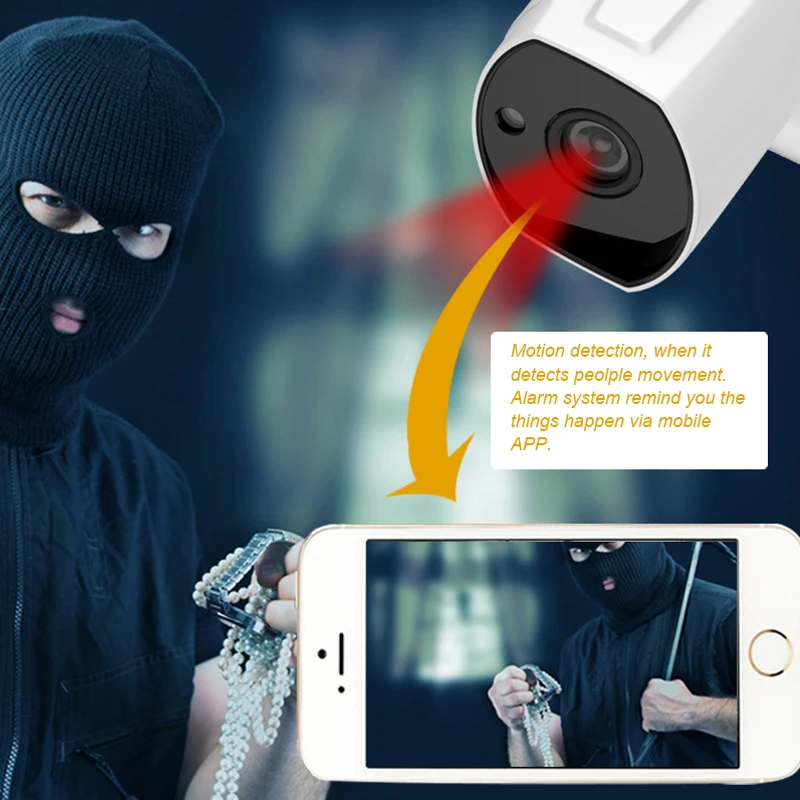  DAYTECH 1080P IP WIFI Camera CCTV Audio Home Security Surveillance Outdoor/Indoor Camera 2MP Waterp - 4.00014E+12