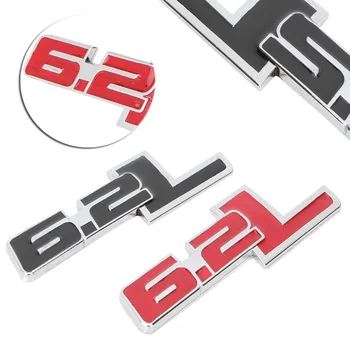 

Car 3D Emblem Decal Badge Sticker Nameplate Emblems For Ford F-150 Raptor 6.2L & For Chevrolet Chevy Camaro Corvette 6.2L