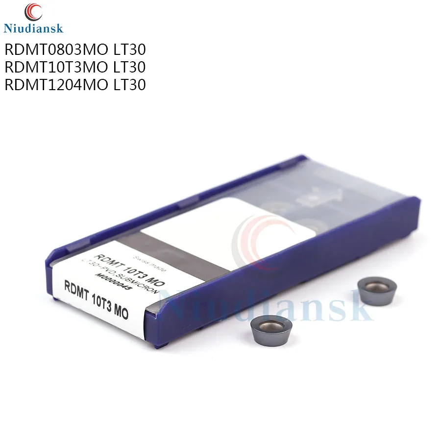 RDMT1204 MO / RDMT10T3 LT30 твердосплавные фрезерные вставки с ЧПУ твердосплавный токарный
