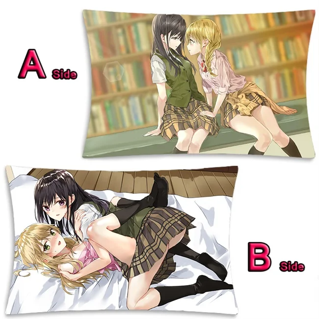 12 Аниме цитрусовые Aihara Yuzu Aihara Mei милый Dakimakura длинная подушка для объятий чехол кровать подушка Pilow крышка 2WAY 35x55 см - Цвет: 12