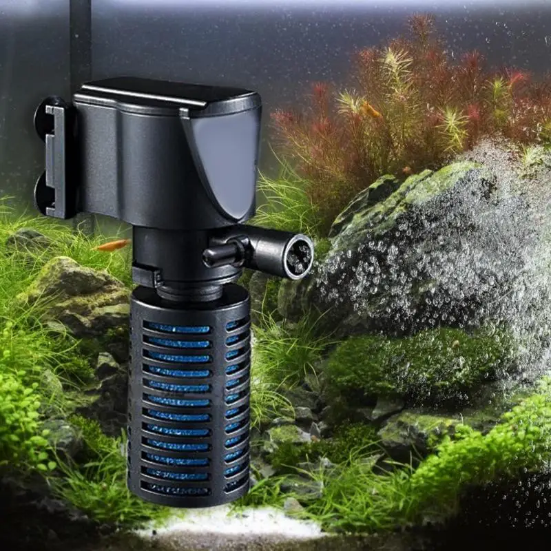 

Mini Air Compressor Oxygen Pump Aquarium Fish Tank Working Noiselessly Increase Oxygen Water Filter Submersible Pump