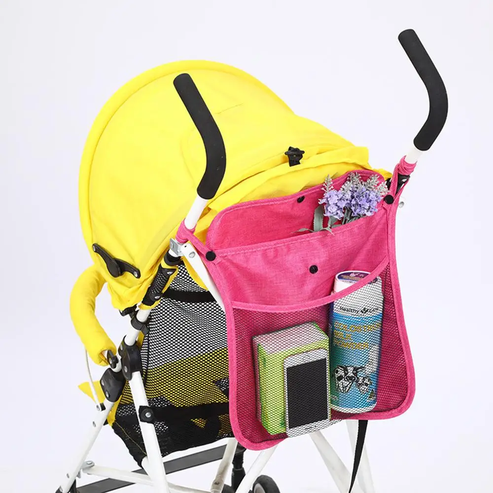 Novel Baby Pushchair Pendents Pram Stroller Mesh Carry Bag Hanging Net Bag QP 