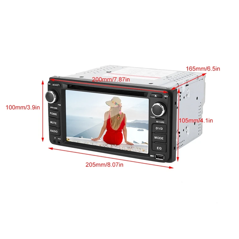 Автомобильный MP5 плеер DVD Авторадио FM радио для Toyota Corolla универсальный gps навигация радио
