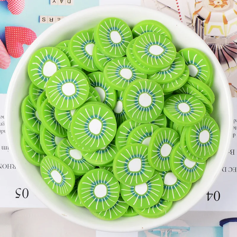 Addition Slime Supplies Accessories Large fruit slice Decoration for Charm Lizun Slime Filler Slime Kids Toys Decoration Gift