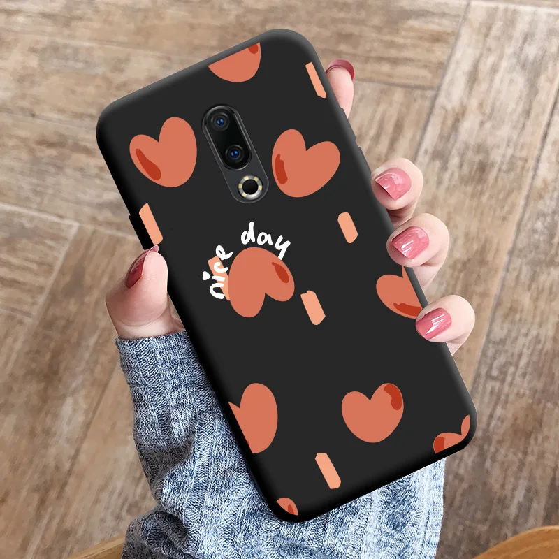 Love Shape TPU Soft Shell For Meizu 16 Case Personality Tide Shell For Meizu 16 Plus Case Cartoon Cute Trend Shell For Meizu 16 best meizu phone case Cases For Meizu