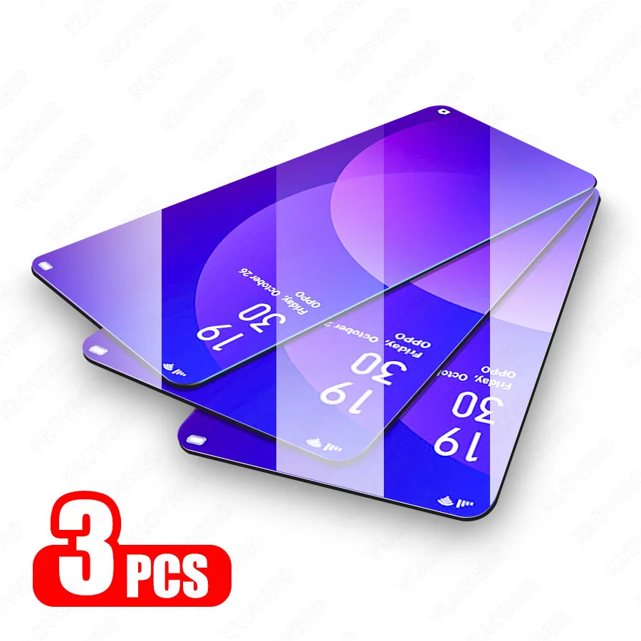 

3 Pcs 2.5D 9H Tempered Glass For OPPO F11 F9 Pro F7 A9 Screen Protector Glass For Oppo Realme X U1 C2 3 Pro Protective Film