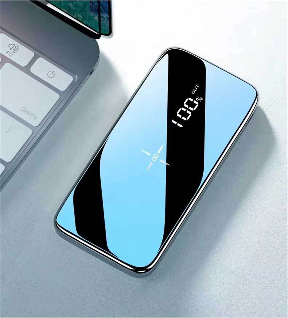 NTSPACE 10000 мАч Qi Беспроводное зарядное устройство, внешний аккумулятор для iPhone, samsung, внешний аккумулятор, двойное USB зарядное устройство, беспроводной внешний аккумулятор