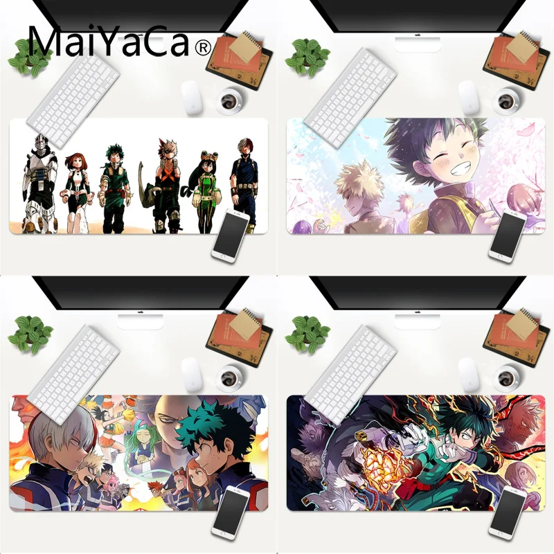 

Simple Design My hero academia Office Mice Gamer Soft Mouse Pad Gaming Mouse Mat xl xxl 800x300mm for Lol world of warcraft