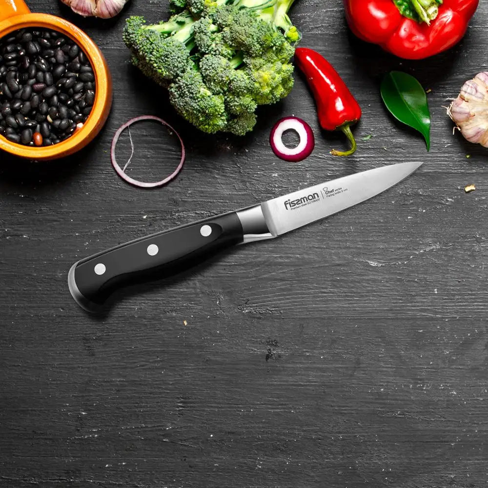 FISSMAN Chef Series 3 5 дюймовый нож для очистки овощей серии шеф повара немецкие стальные
