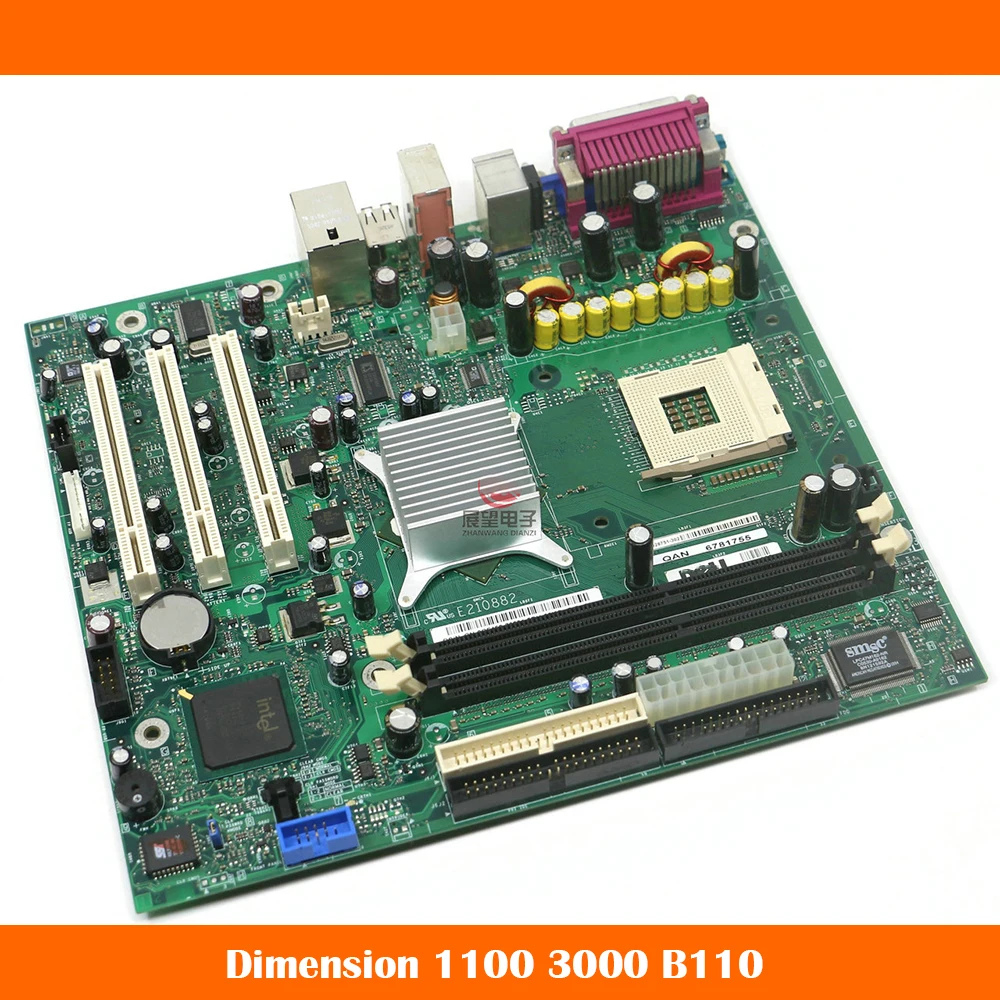 Desktop Mainboard For DELL Dimension 1100 3000 B110 WF887 0WF887 CN-0WF887 CF458 0CF458 E210882 Motherboard Fully Tested | Компьютеры и