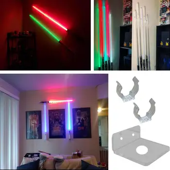 

Wall Mount High Quantity Safe Acrylic Clear Light Saber Vertical Wall Mount Display Rack Wall Holder 2020 New Arrival