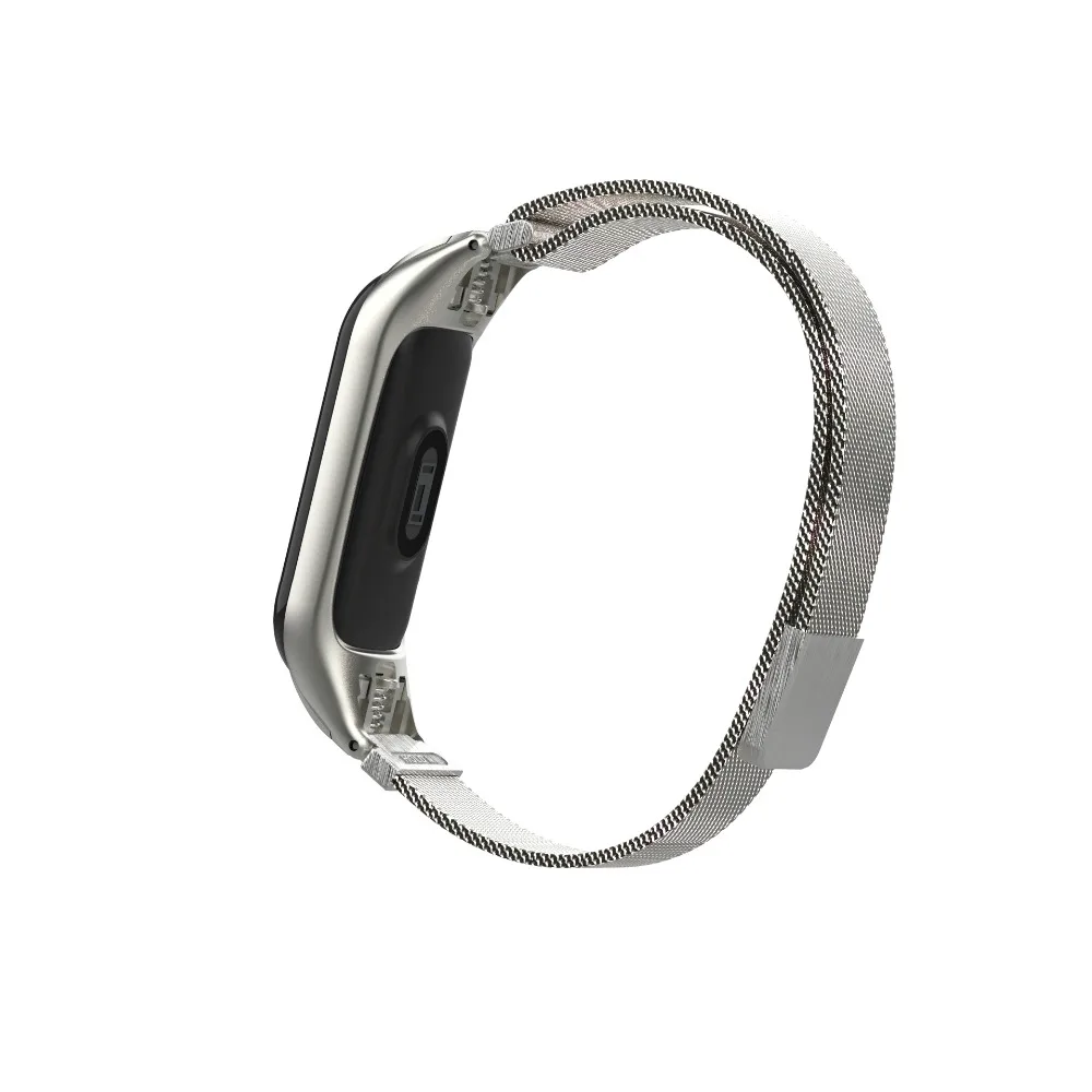 Mi Band 3 ремешок для Xiaomi mi браслет mi lanese ремешок на запястье металлический ремешок mi Band 3 нержавеющая сталь Ремешок Браслет аксессуары