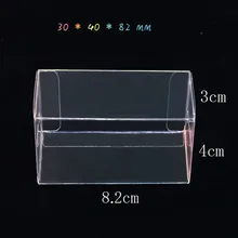 Boîtes à cadeaux en PVC Transparent, présentoir Transparent, boîtes à bonbons pour dragées de mariage, emballage de gâteaux macarons, boîte en plastique