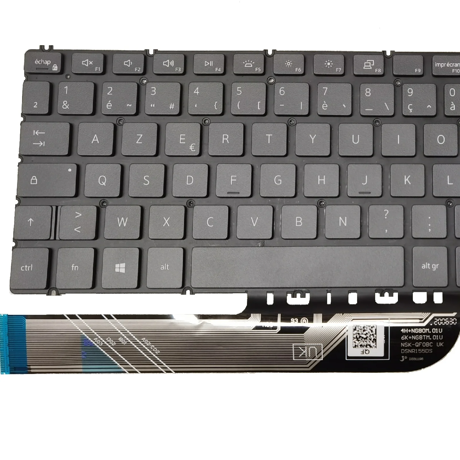 Nova 15 Azerty Francês para Dell Inspiron 5590 5591 5598 5593 5584 7790 7590 5594 Laptop Teclado Retroiluminado - Imagem 5