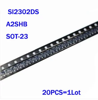 Новый и оригинальный чипсет IC SI2302DS SOT-23 SI2302 A2SHB SOT23 2.5A/20V SOT SMD 50 шт. | Электронные