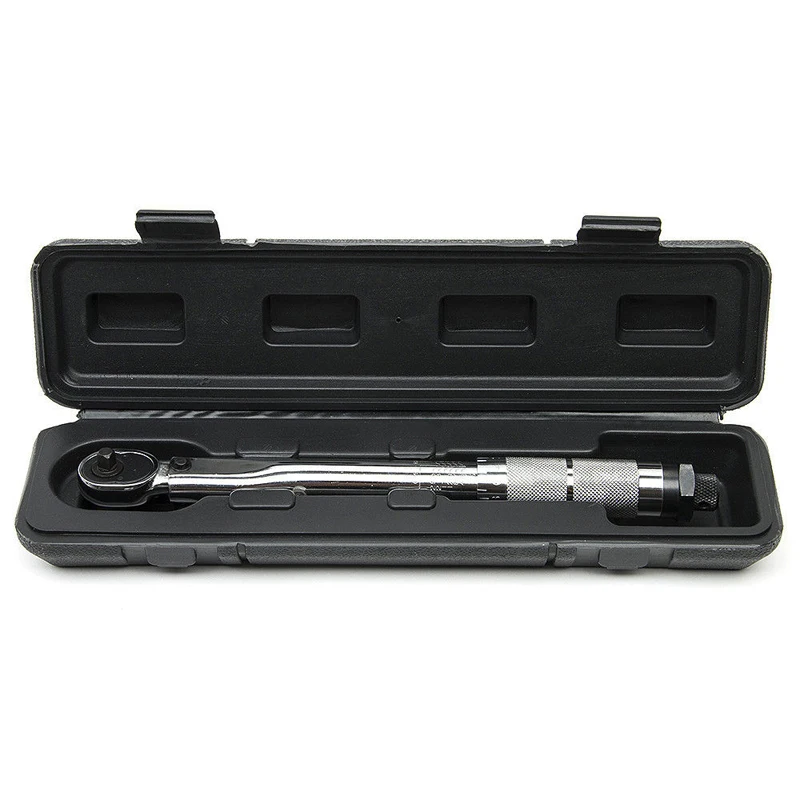 DWZ 1/4inch 5-25NM Drive Click Adjustable Torque Wrench Hand Spanner Repairing Tool
