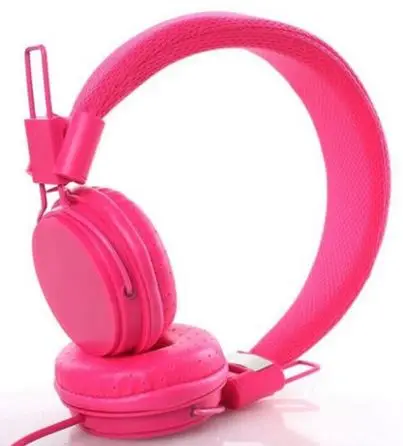 QIUBOSS Wired Headband 10color Kids Extender Ear Headphones XN005