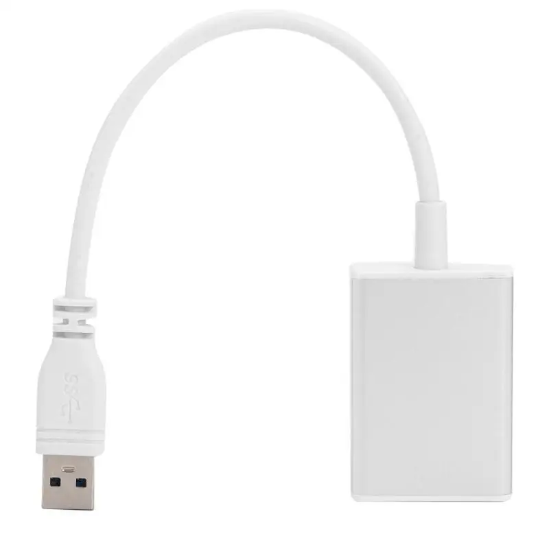 Прочный адаптер конвертер тонкий дизайн 24K позолоченный USB 3,0 к HDMI 1080P видео кабель адаптер конвертер для ноутбука