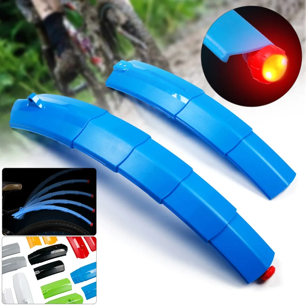 DAZZLEEX Garde-boue De Vélo Rétractable Réglable Télescopique