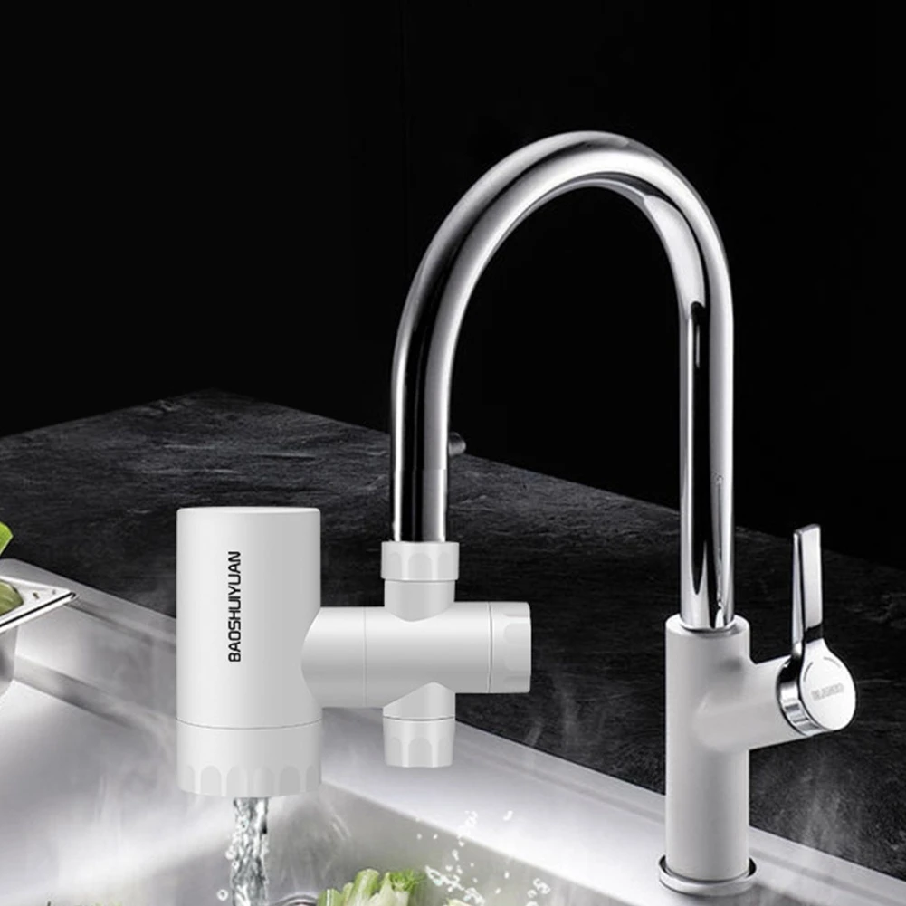 Double Outlet Design Faucet Filter Tap Purifier Convenient Easy To Install Bathroom Tap Purifier Kitchen Sink Tap Filtration 