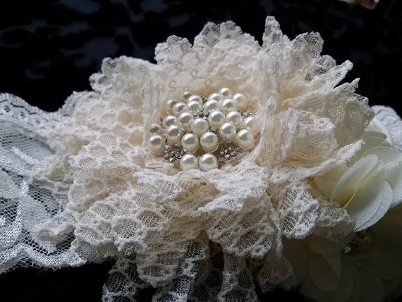 baby girl accessories New type 1 Pcs Girls Headband Newborn Beautiful Baby Girl Hairband Mesh Grid Flower Lace Headband Children