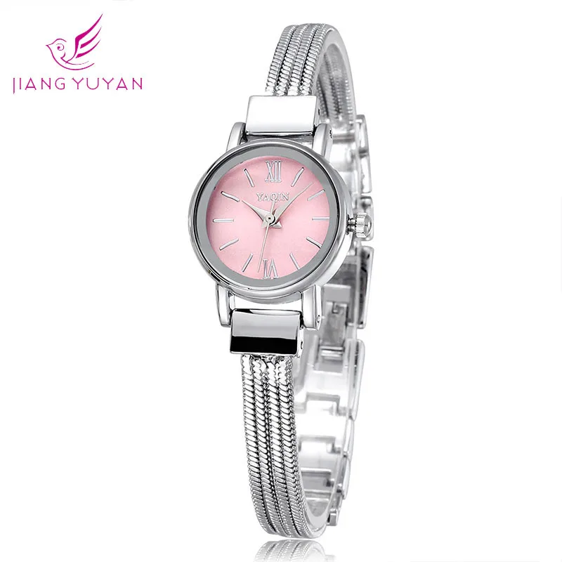 

2020 New Fashion Ladies Bracelet Watch Luxury Stainless Steel Strap Quartz Ladies Simple Watch Student Gift Relogio Feminino