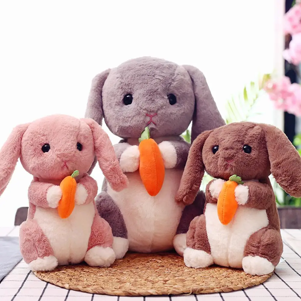 GloryStar Kids Gifts Soft Plush Toy Lop Ear Rabbit Stuffed Toys Cute Doll Radish 2