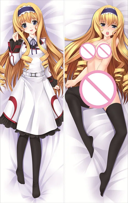S14 Аниме Infinite Stratos Dakimakura, чехол с персонажами Laura& Huang Lingyin, Чехол на подушку, Charlotte& Houki Hugs, Чехол на подушку - Цвет: S14