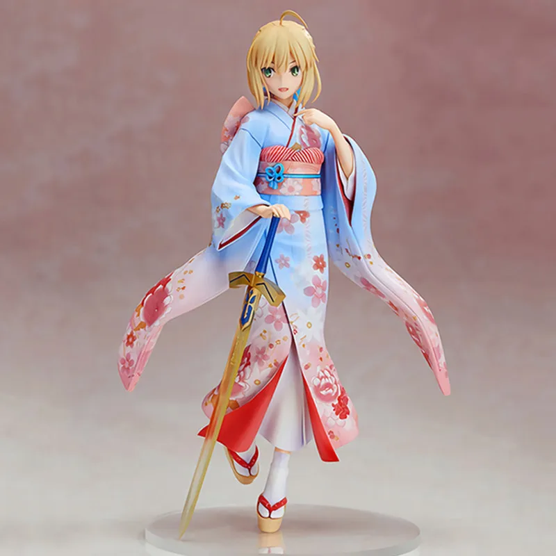 Кимоно-сабля Fate Stay Night, фигурки из ПВХ Brinquedos, коллекционные фигурки, игрушки для подарка на Рождество, A136