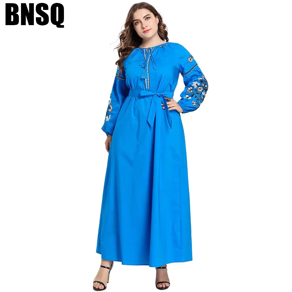 BNSQ плюс размер Eid Дубай открытая Абая, для мусульман Платья для вечеринок женский Восточный халат хлопок полосатый турецкий исламский, арабский костюм повседневная одежда