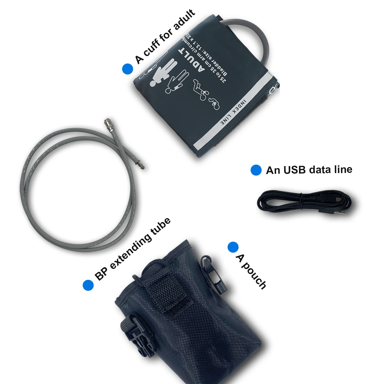 CONTEC ABPM50 Ambulatory Blood Pressure Monitor 24 Hours Holter with PC Software for Continuous Monitoring+USB Port