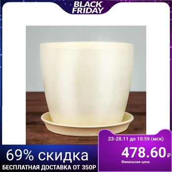 

Flowerpot Autumn, mother-of-pearl, beige, 2 L 2890148