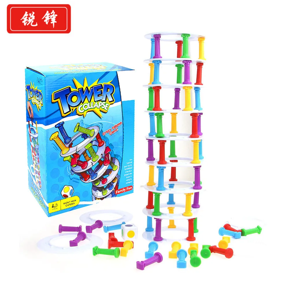 Pisa Tower Chouchoule кирпичи Pro-Stack Tower строительные блоки детские настольные AliExpress для родителей и детей