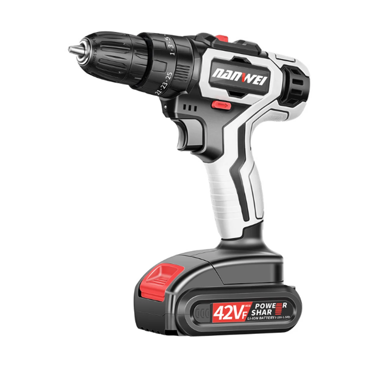 

Power Tools 42VF Electric Drill 2 Speed 36NM Power Drills Cordless Screwdriver Lithium Battery Mini Drill Cordless Screwdriver