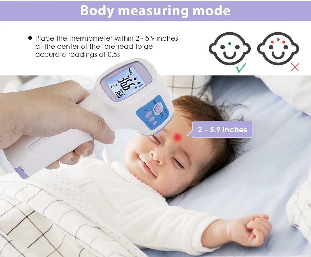 DM300 Infrared Thermometer Gun Non-contact Temperature Measurement Device