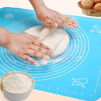 

Multi-size Silicone Baking Mat Sheet Extra Large Baking Mat for Rolling Dough Macaron Pizza Dough Non-Stick Maker Holder Pastry