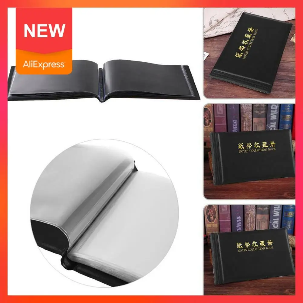 Фотоальбом на 20 страниц держатель бумажного альбома для денег карманная