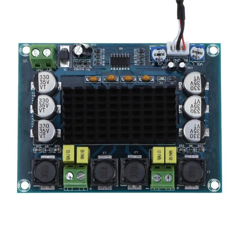 DC12~ 26V 120W X 2 TPA3116D2 двухканальный стерео аудио цифровой усилитель мощности доска DIY Kit