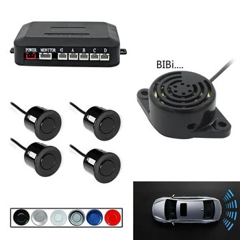 

Konrisa Car Monitor System 4 probes no screen pure buzzer parking radar easy installation universal parking radar Dashcam 12V