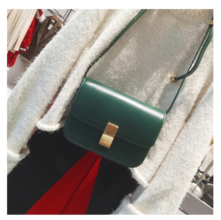 Classic box ladies shouder bag Genuine Leather crossbody bags for women famous brand luxury handbags women‘bags designer