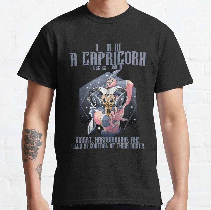 Мужская футболка I Am A Capricorn женская и |